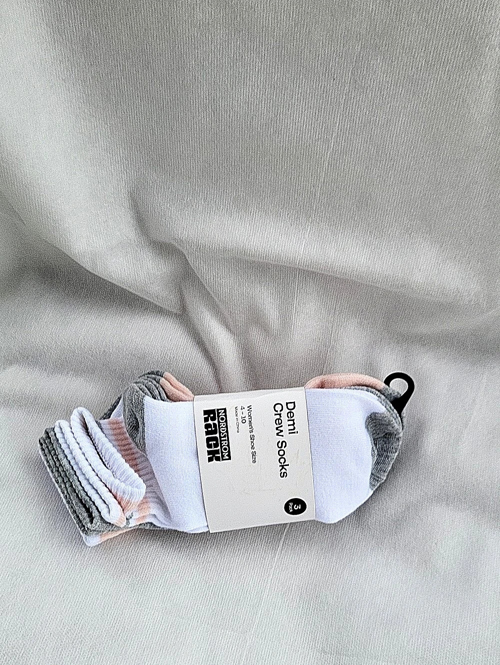 Darn Tough Crew Socks Pink & Gray Socks M/L NWT